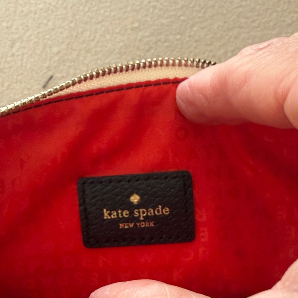 Kate Spade Black and Cream Women's Bag Wristlet clutch - Picture 5 of 5